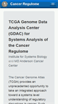 Mobile Screenshot of cancerregulome.org